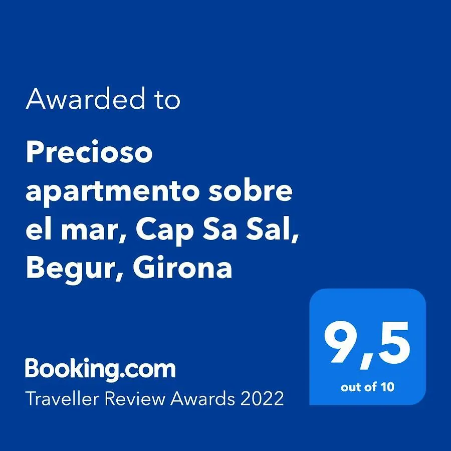 Precioso Apartmento Sobre El Mar, Cap Sa Sal, Begur, Girona